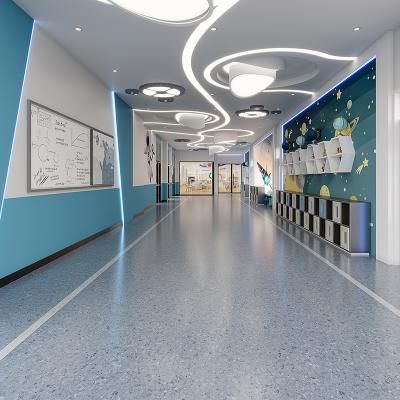 3mm Fire-retardant PVC for Corridors